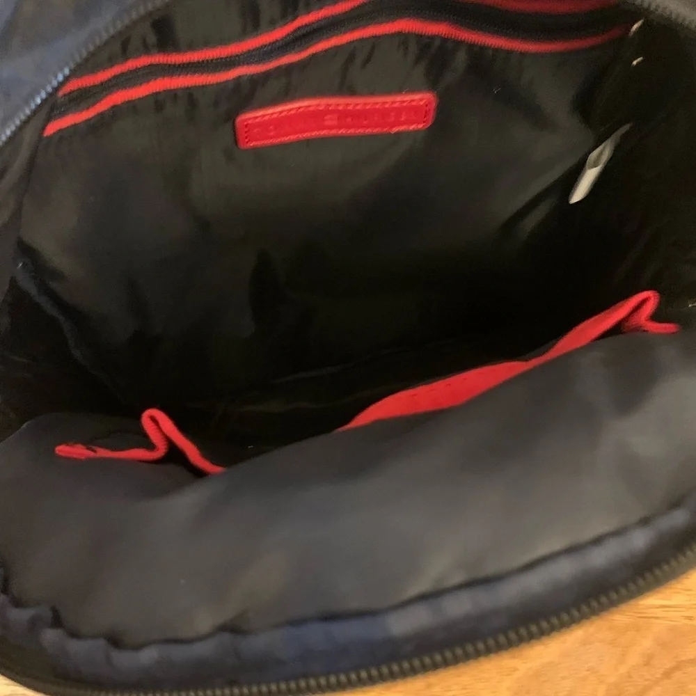 Tommy Hilfiger Black Bag with Gold and White Accents